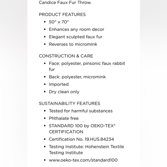 Koolaburra by Ugg Faux Fur Throw - Picture 7 of 10